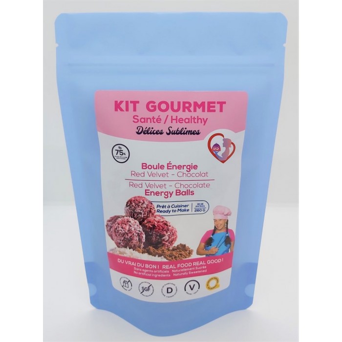 Kit Gourmet - Boules Énergie Chocolat Red Velvet  
