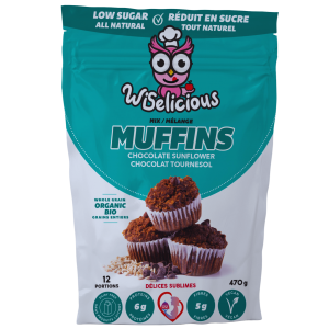Muffin Chocolat Tournesol - Mélange WiseLicious